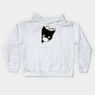 Ew People cat Kids Hoodie